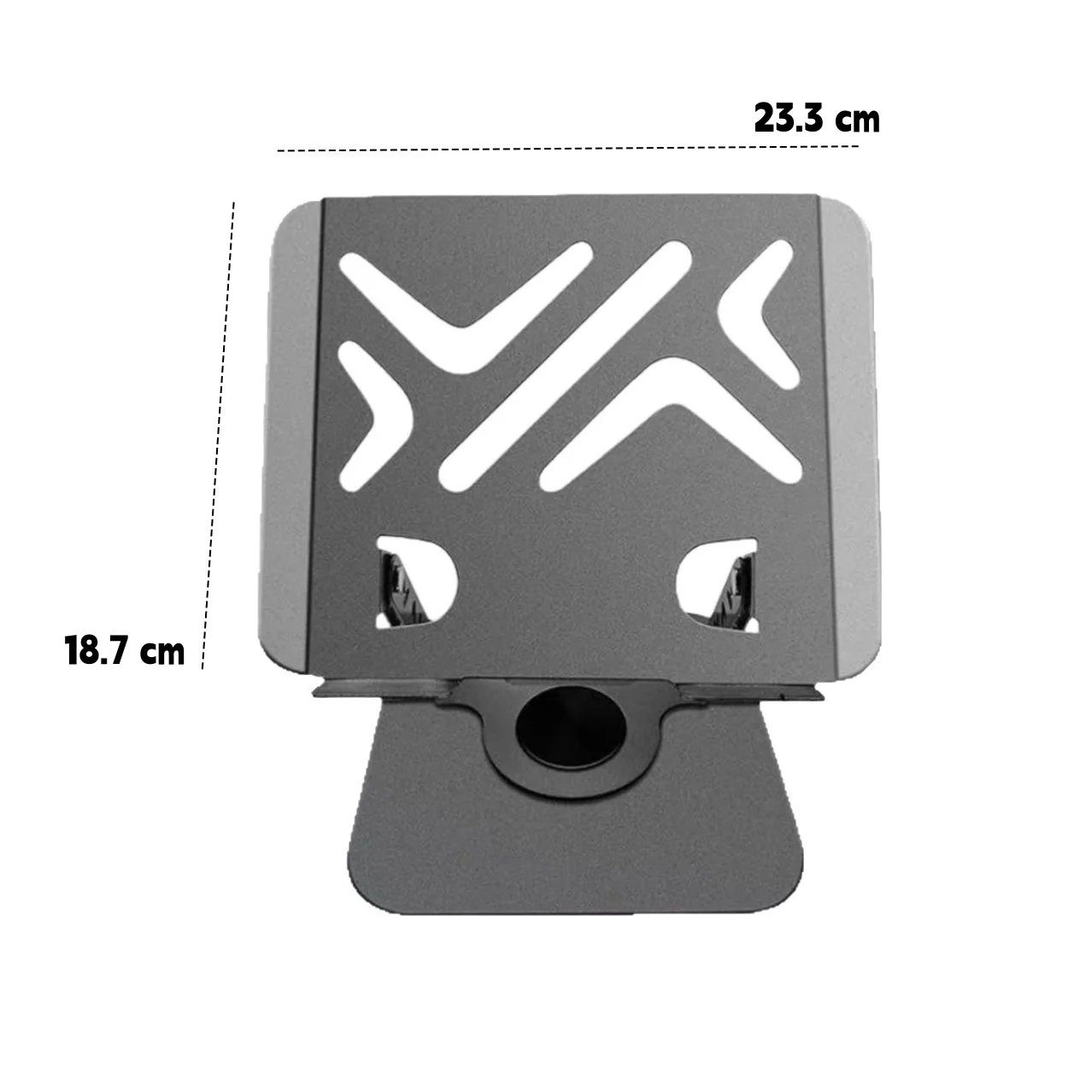 Sturdy 360° Rotation Laptop Stand Adjustable Foldable Notebook Holder Space-saving Durable Desktop Riser for 10-17 Inch Laptops