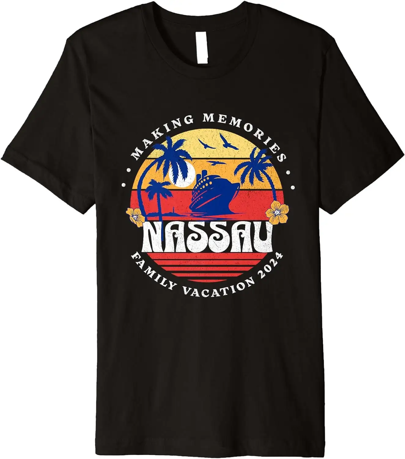 Family Cruise Nassau Bahamas Vacay 2024 Memories Together Premium T Shirt Sweat 52606