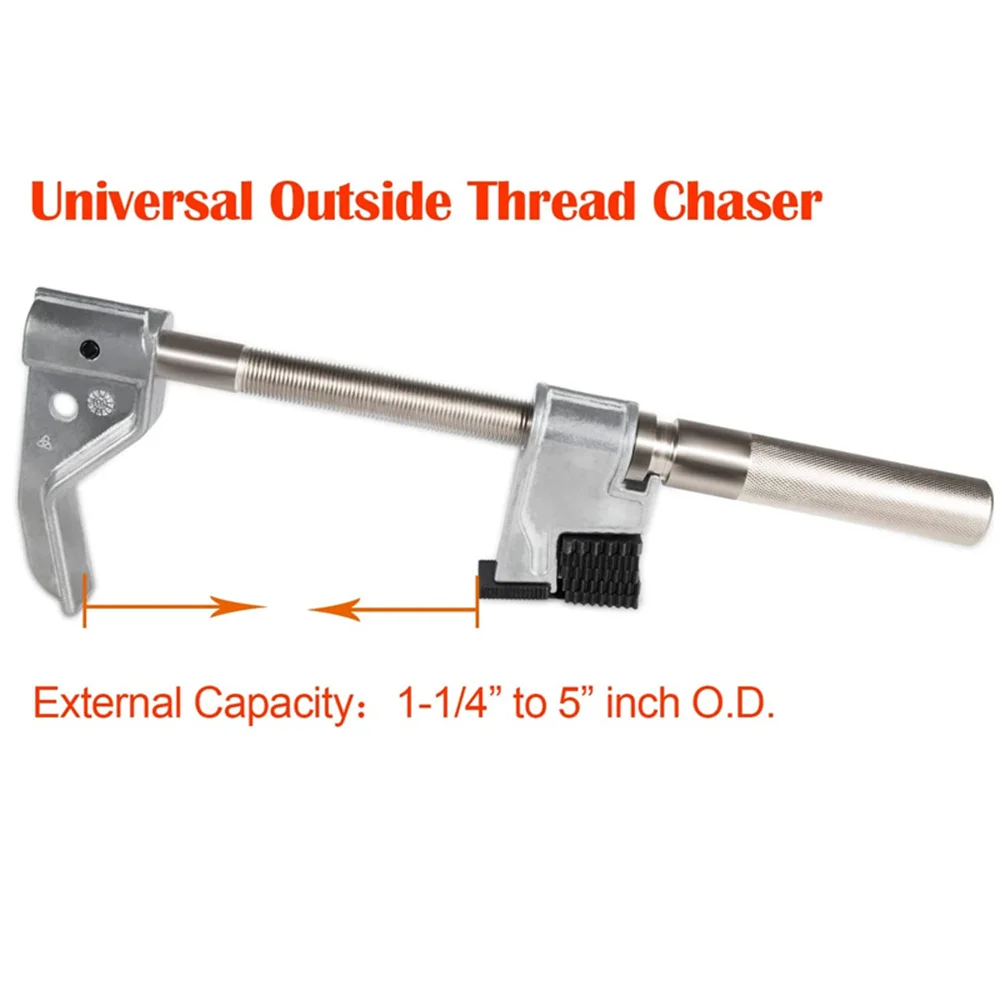 7402 Universal Outside Thread Chaser Similar to OTC 7402 External Thread Repair Tool Use for 1-1/4” to 5” O.D.