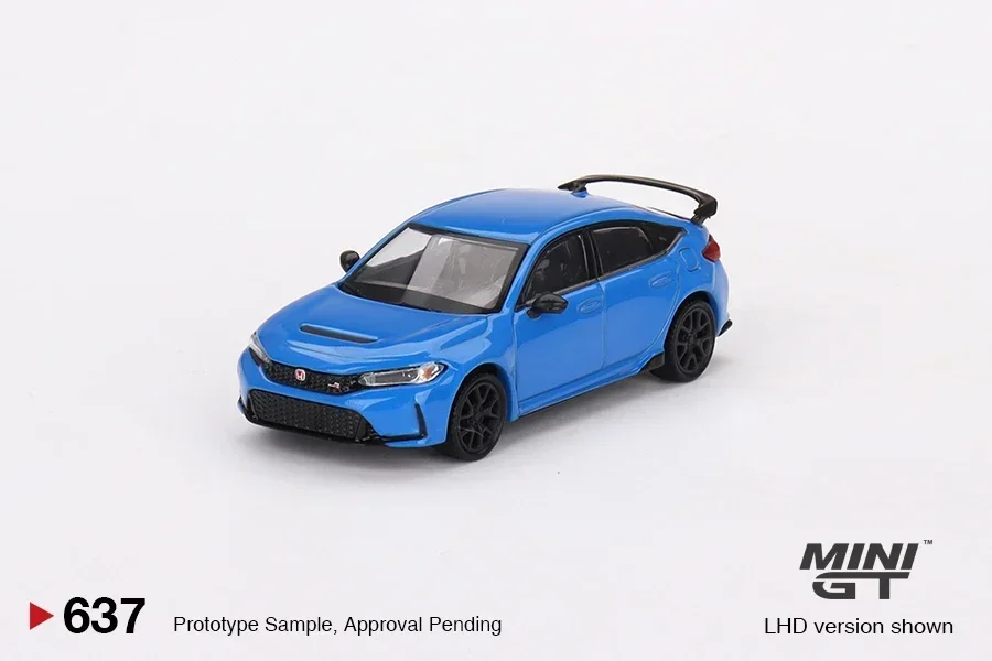 

Мини GT 1:64 Civic Тип R Boost Blue Pearl 2023 литая модель автомобиля