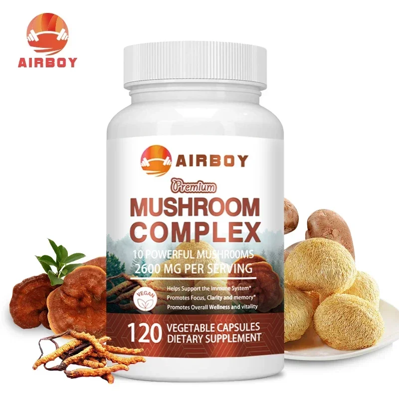 Mushroom Supplements - Nootropics for Brain Enhancement, Memory and Concentration