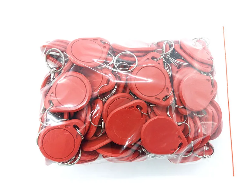 100pcs  NFC Tag ISO14443A 13.56Mhz Rfid Tags Keyfob Rewritable Compatible S50