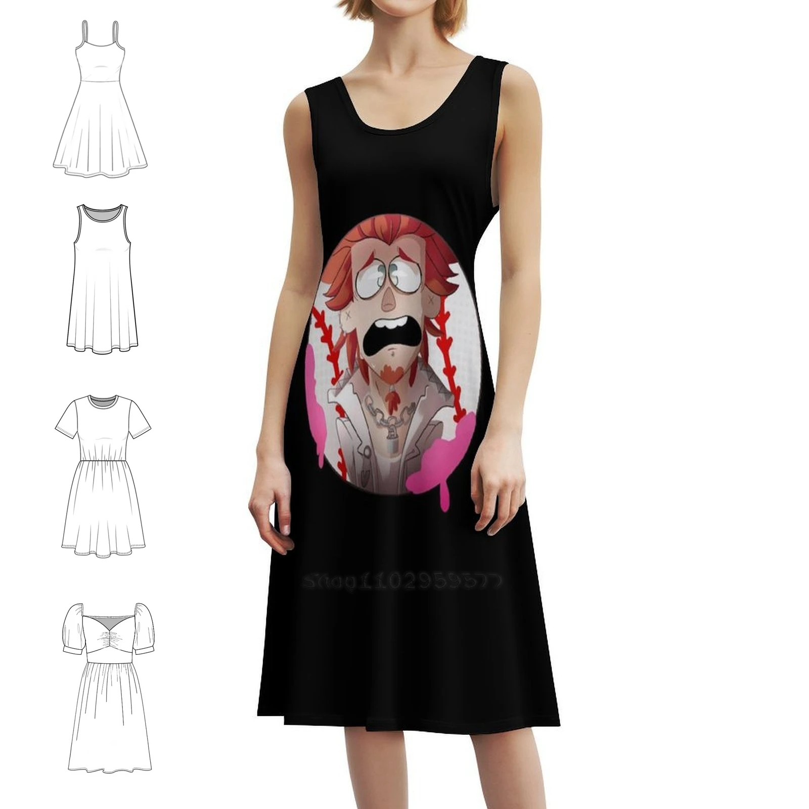 فستان ليون كواتا بوهو أنيق أنيق لحفلات الزفاف على الشاطئ فستان أنيمي البيسبول دانغانرونا دانغان رونبا فستان سهرة للنساء