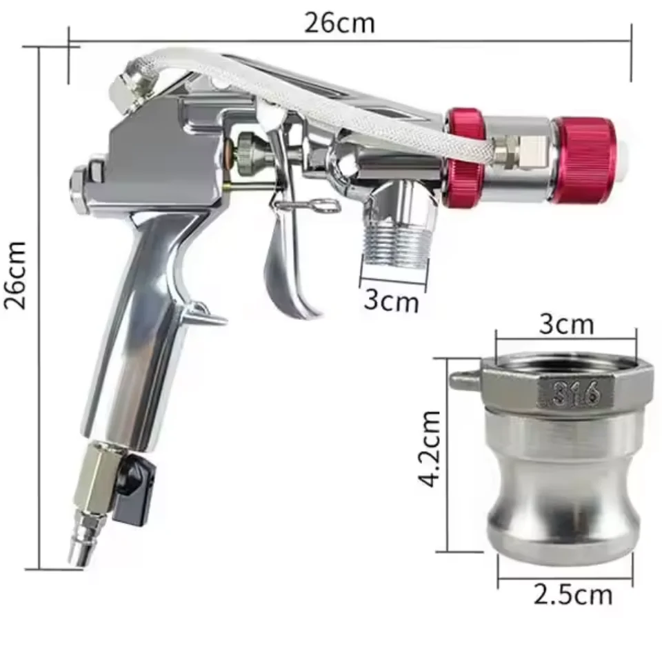 Real Stone Paint Spray Gun 1700, Putty Gun,Paint Tools for Cement Mortar, Waterproof Coating ,Stone Texture Paint,Sandblaster