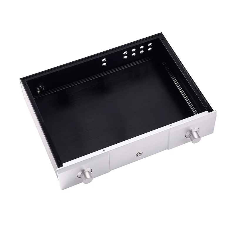 

425*310*92 мм корпус усилителя мощности Hi-Fi, алюминиевый корпус, корпус лампового предусилителя, корпус декодера, корпус ЦАП, коробка фильтра питания