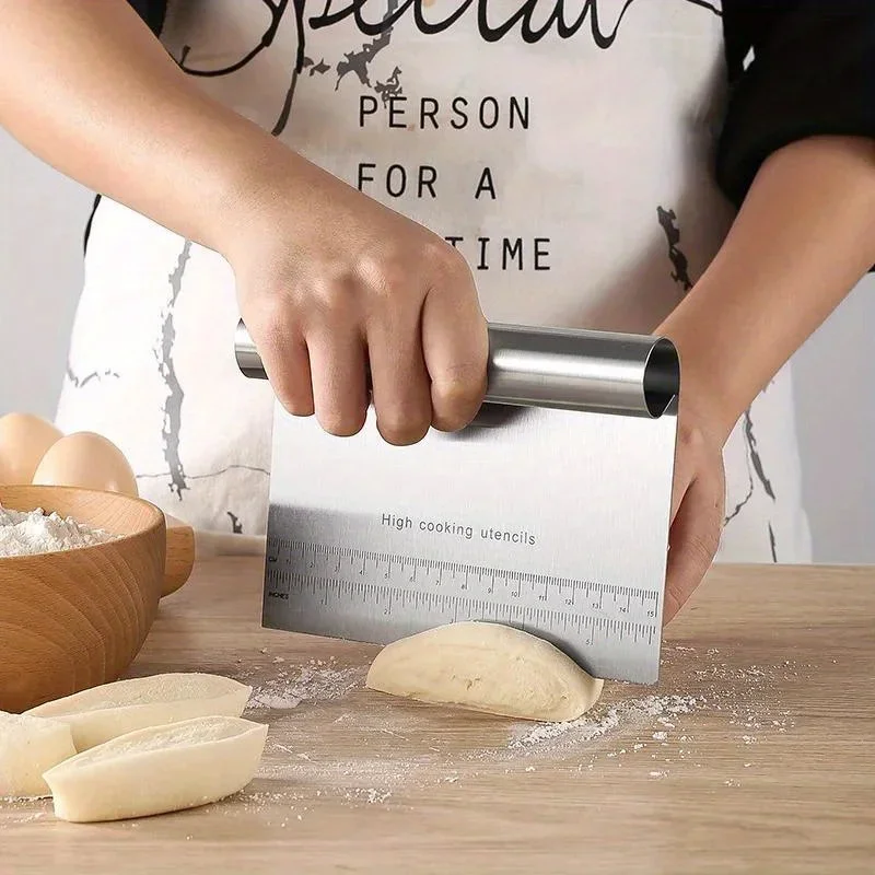 15/22/25/30cm Stainless Steel Dough Chopper Bench Scraper Pastry Cutter