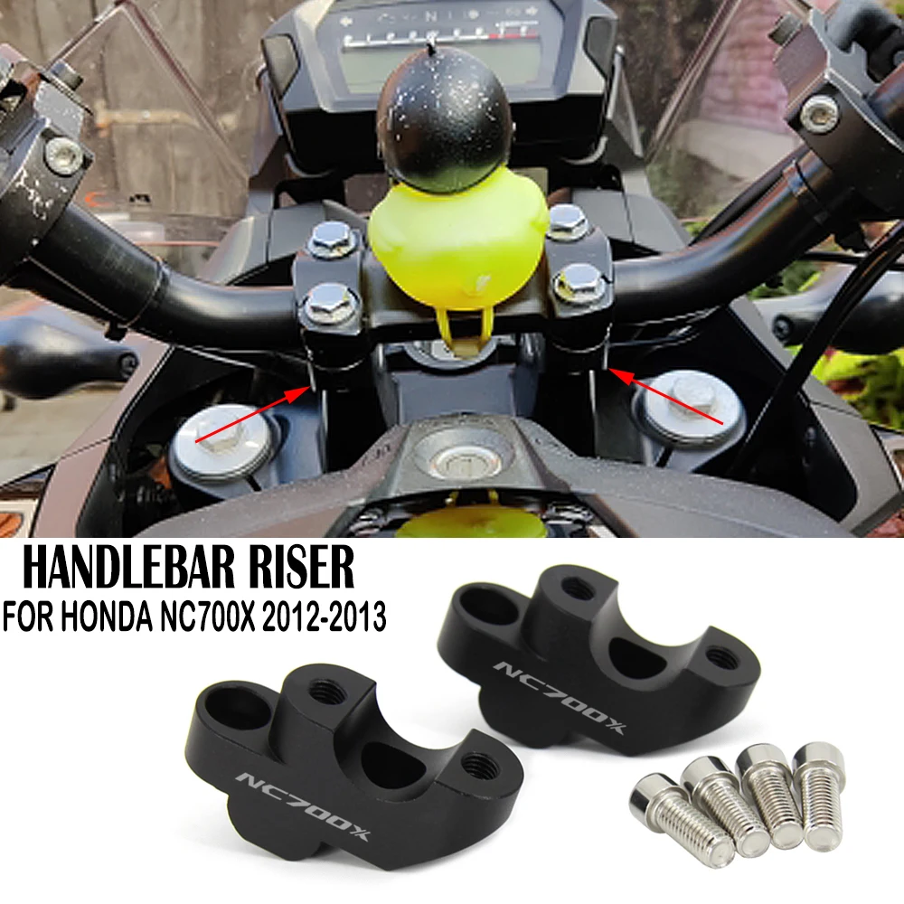 

For Honda nc750x NC700X NC750X Motorcycle Bar Clamps Handlebar Handle bar riser Adapter CB500X CB500F CB300 F Handlebar Riser