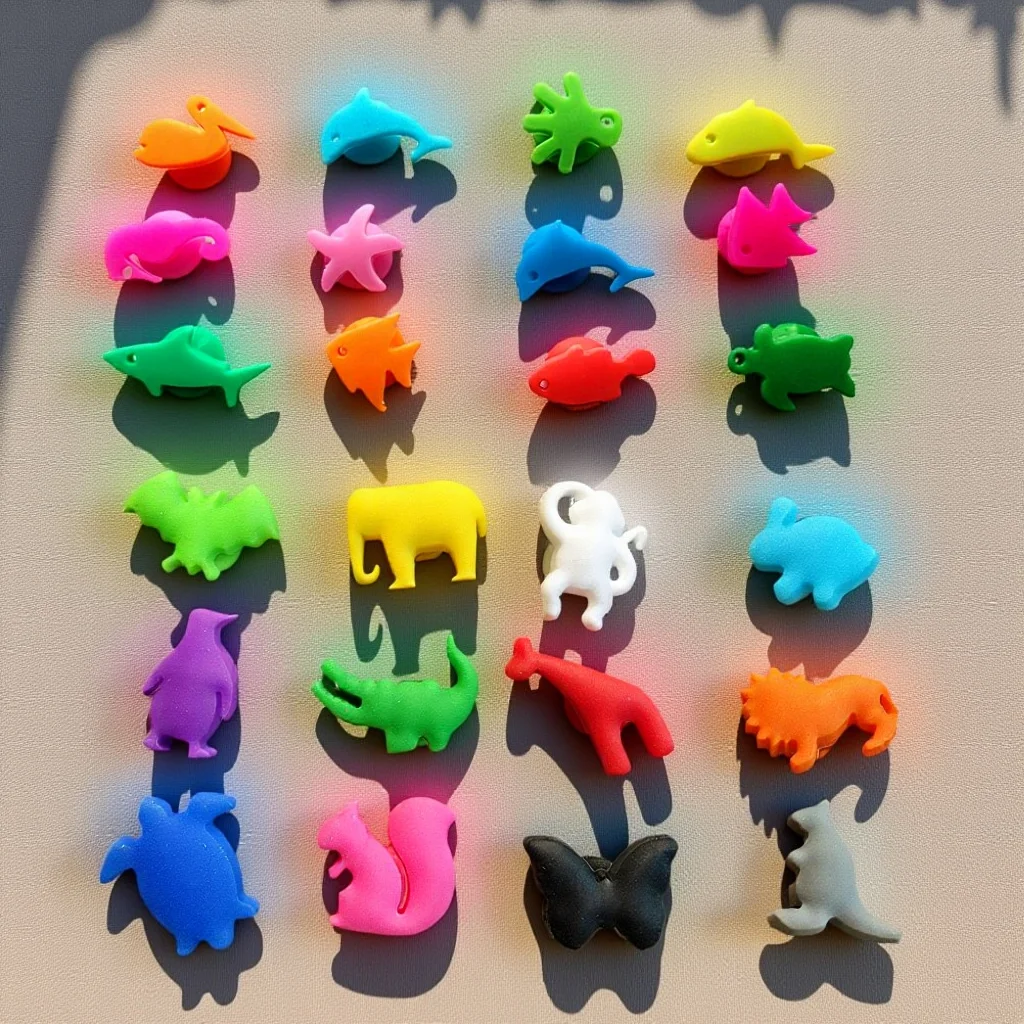 

24 шт., маркеры для бокалов для вина, силиконовые животные, идентификатор напитков, многоразовые этикетки для чашек для вечеринок для баров, свадеб, КТВ, коктейлей