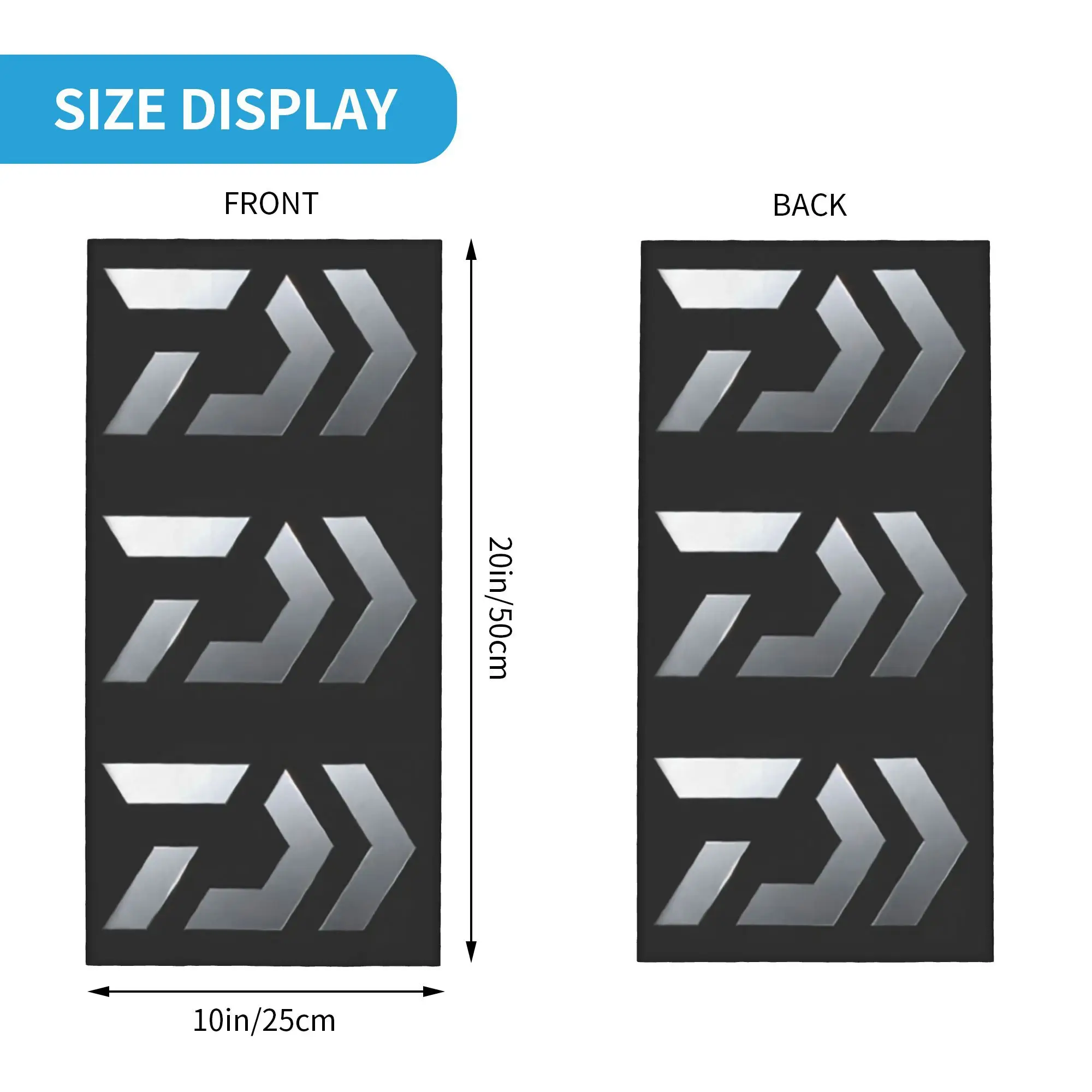 دايوا الصيد 3 باندانا غطاء الرقبة المطبوعة التفاف قناع وشاح دافئ عقال ركوب الدراجات للرجال النساء الكبار يندبروف