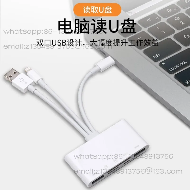 Card Reader Universal All-in-one Computer Universal U Disk SD Card  Usb SLR High-speed Multi-function OTG Three-in-one