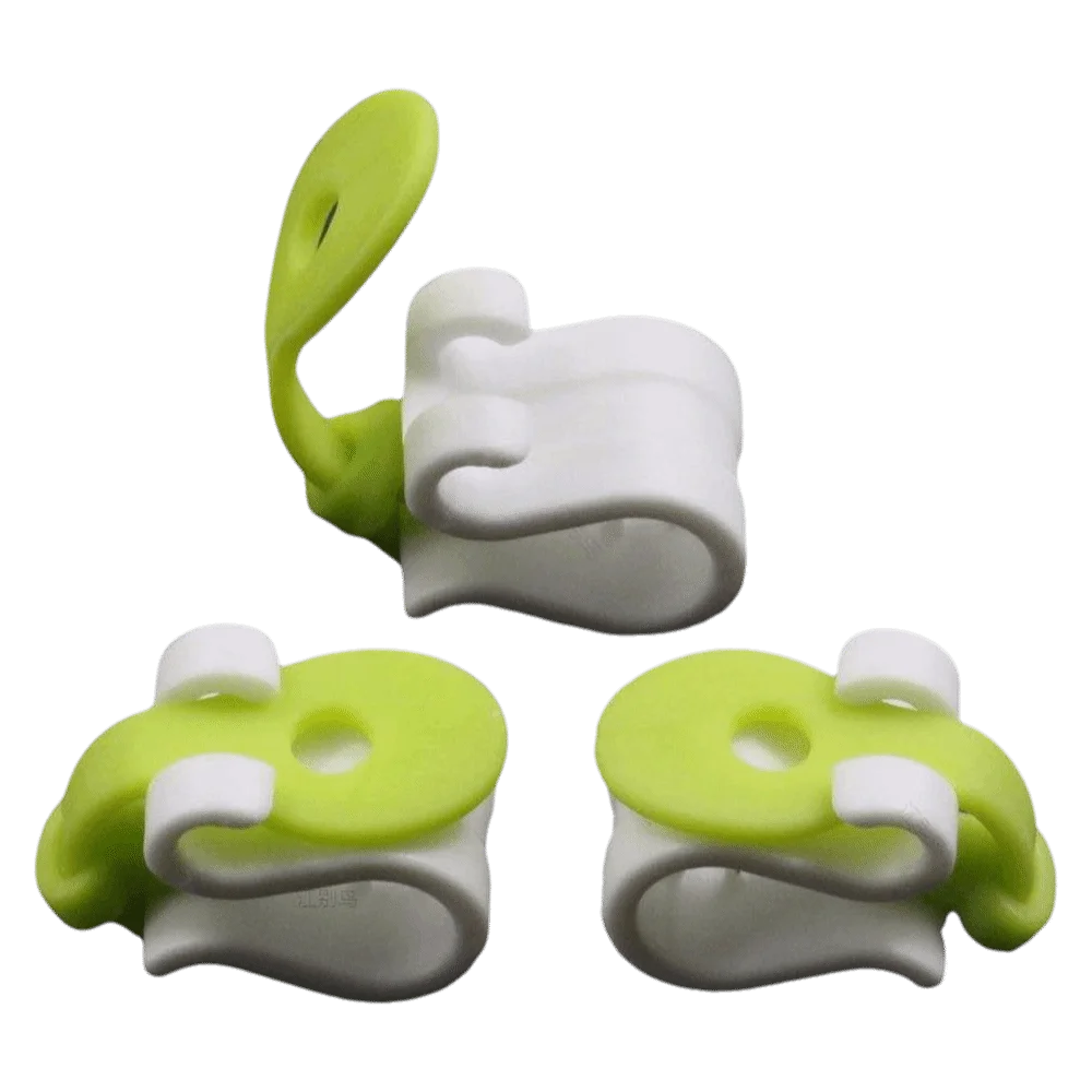 3pcs Reusable Food Grade PP Pastry Bag Clip Leakproof Buckle Design Icing Bag Tie Cake Decorating Tool Clip Closure