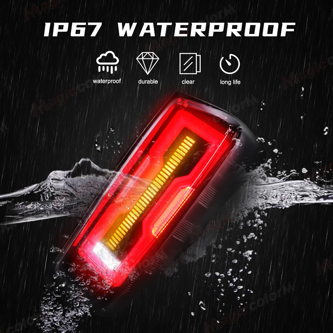 مصابيح خلفية ل ايسوزو D-Max DMax بيك اب 2020 2021 2022 LED القيادة بدوره إشارة عكس أضواء الفرامل اكسسوارات السيارات المصابيح الخلفية #5