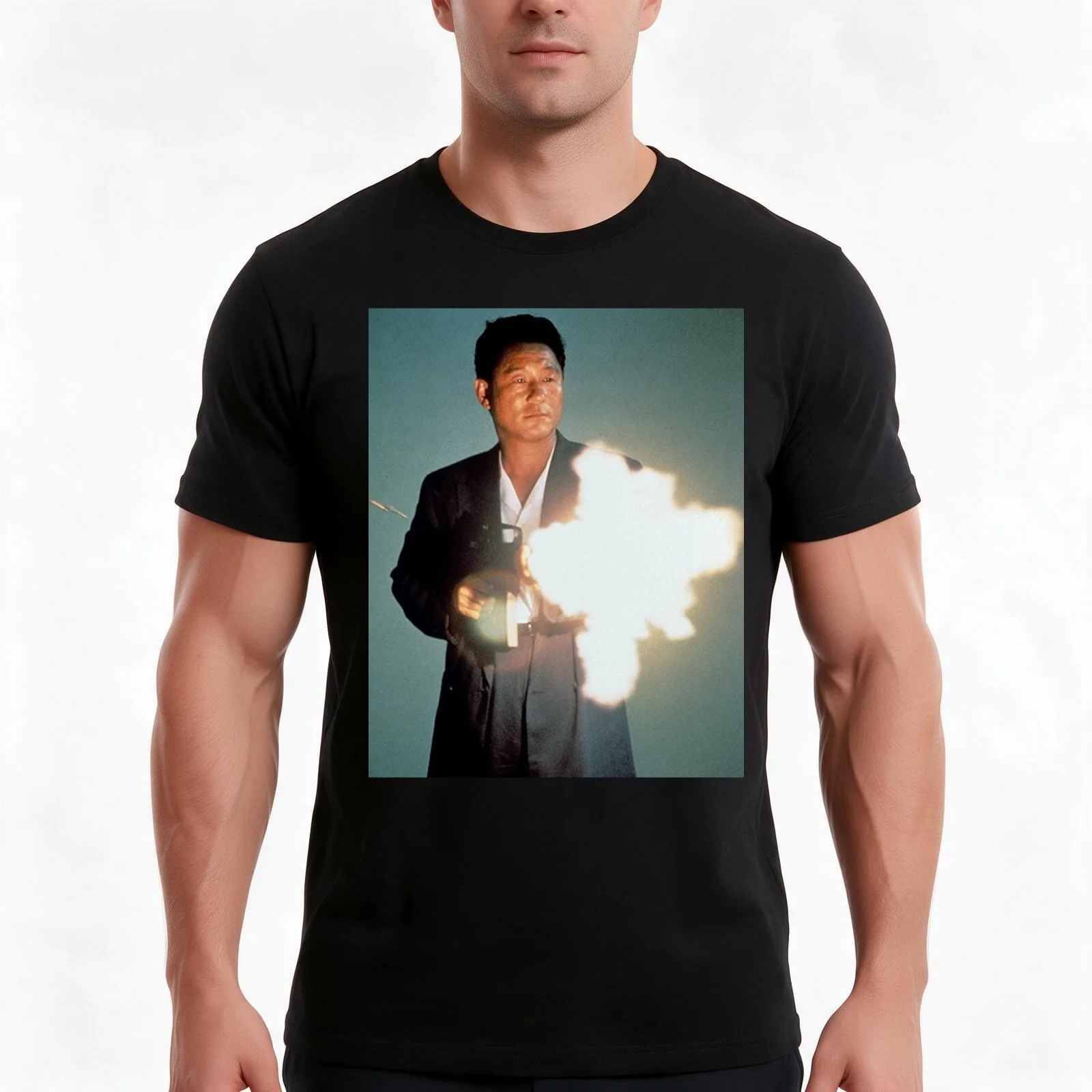 Sonatine Takeshi Kitano T-Shirt Summer Casual Cotton Tee Oversized Streetwear Tops Vintage Graphic Print Unisex Men Women