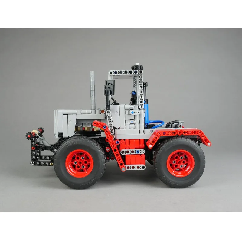 

MOC-230301 Новый классический грузовой сельскохозяйственный трактор, модель строительного блока 1065 деталей MOC, креативная детская игрушка на день рождения для мальчиков