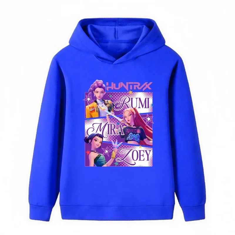 K POP ربيع الخريف الفتيان والفتيات مقنعين البلوفرات الكرتون المطبوعة الأطفال بلوزات غير رسمية الاطفال رقيقة تنفس الرياضة قمم