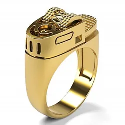 Cross-border accessories new hot-selling ring jewelry European and American style lighter ring spot