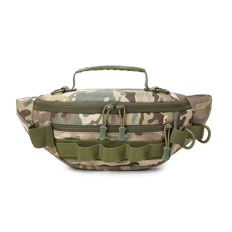 Bolsa de peito multifuncional para homens e mulheres, bolsa de pesca esportiva, ombro Slung, mochila pequena, bolso