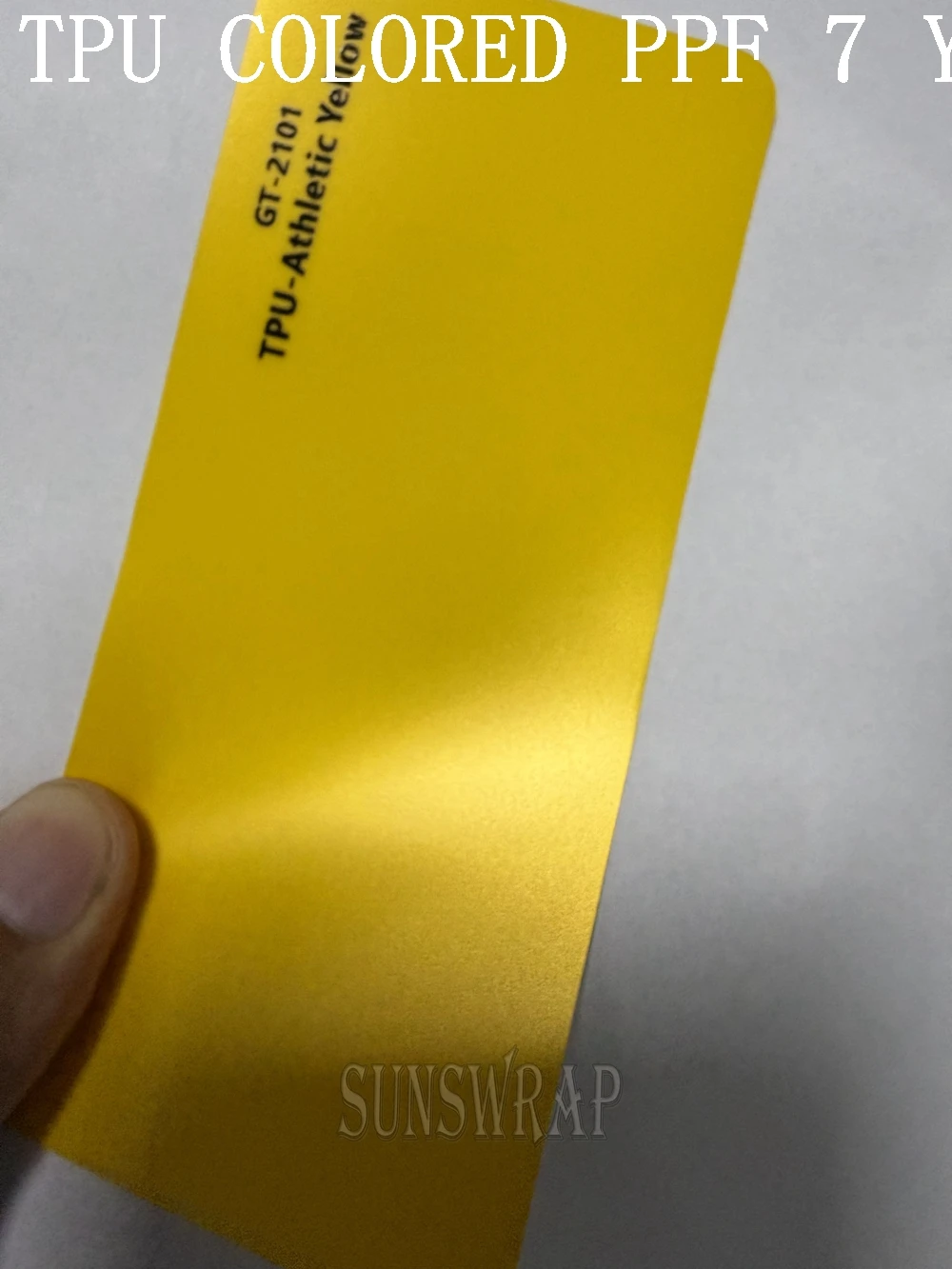 PPF Paint Protection Film TPU Atheletic Yellow Self Healing Auto Bra Vinyl Wrap Invisible Scratches Shield Sheet 5x52ft/roll