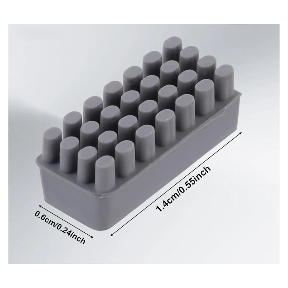 A49T 24pcs 3D Printer Silicone Nozzle Brush, Heat- Nozzle Cleaner Brush for P1P/P1S/X1/X1C/X1E 3D Printers