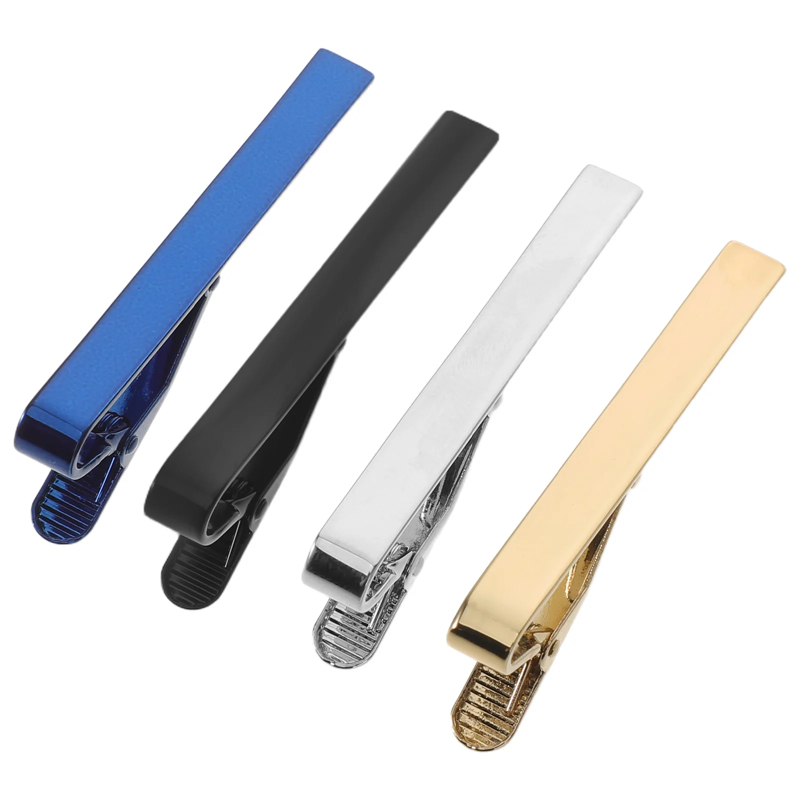 

Tie Clip Set 5 Pieces Stainless Steel Classic Business Wedding Accessories Elegant Groom Gift Luxury Design Clips