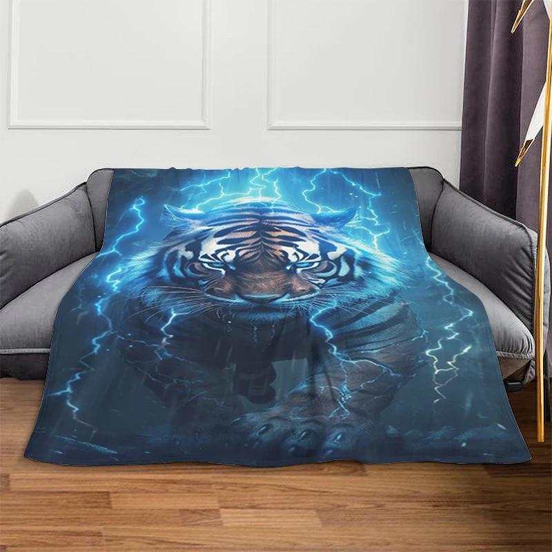 

Custom Blanket A-Tigers Sofa Winter King Size Blanket Fluffy Soft Blankets Microfiber Bedding Warm Knee Bed Fleece Camping Nap