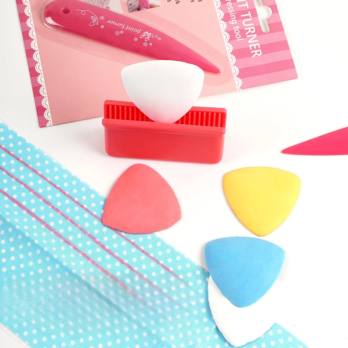 Point turner pink scribing bone pen sewing edge pressing cloth sewing bone pen origami indentation embroidery stroke