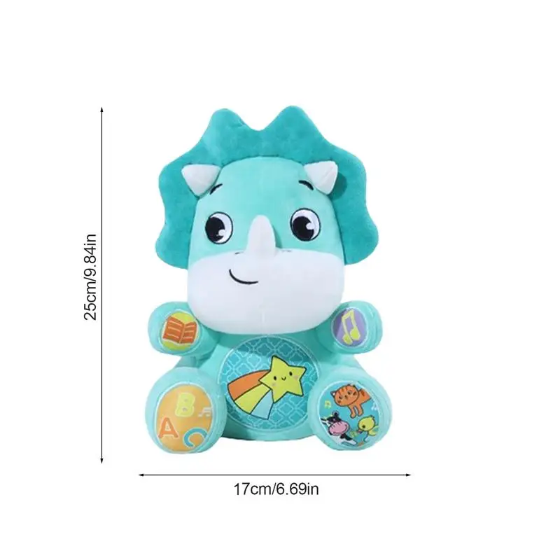 Sleep Soother For Kids Music Sleep Companion Portable Bedtime Soother Interactive Plush Companion Soft Animal Doll For Kids