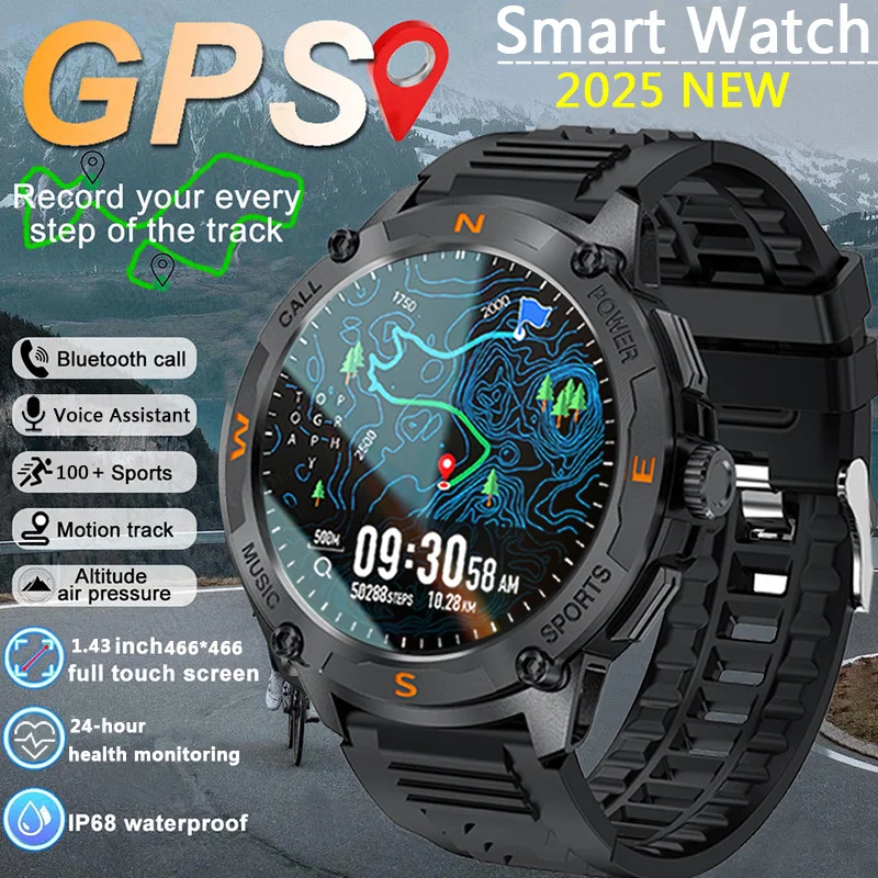 

Для Xiaomi GPS Смарт-часы Ultra AMOLED Встроенный двухдиапазонный компас GNSS Военный Спорт Фитнес IP68 Водонепроницаемые умные часы для мужчин