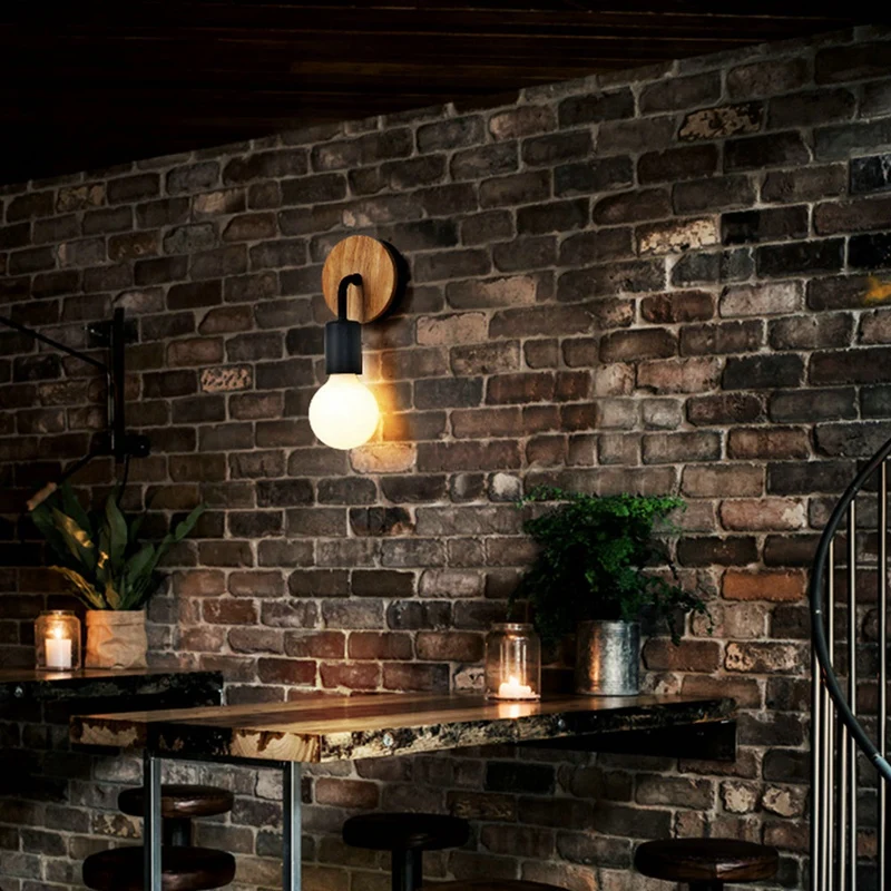 Nordic Postmodern Small Wall Light Simple Bathroom Corridor Light Bedroom Bedside Wall Light image 3