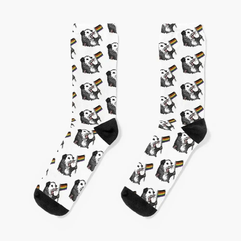 pride possum Socks kawaii luxury Stockings man FASHION Socks For Man Women's