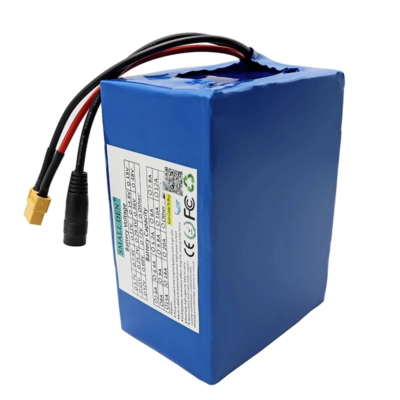 Batterie Lifepo4 36V 7Ah + chargeur 43.8V 3A 12S1P-32700, 30A intégré avec port BMS 38.4V veFePO4 + chargeur 3A