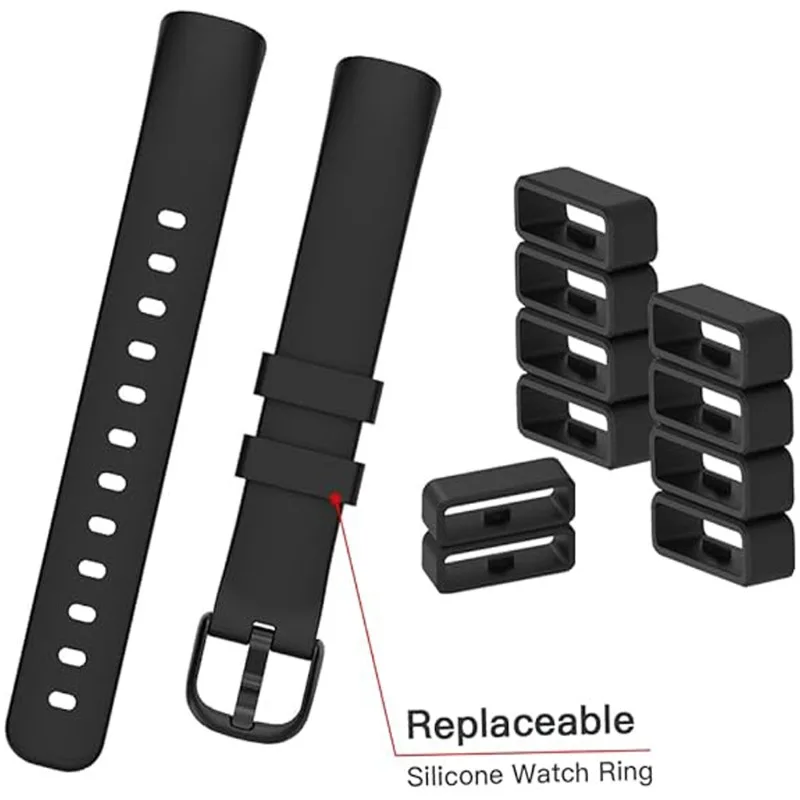 1-15PCS Watchband Fixed Ring For Garmin Fenix 7 6 5 935 945X Smartwatch Band Watch Strap Soft Silicone Rubber Loop 22/25/29MM