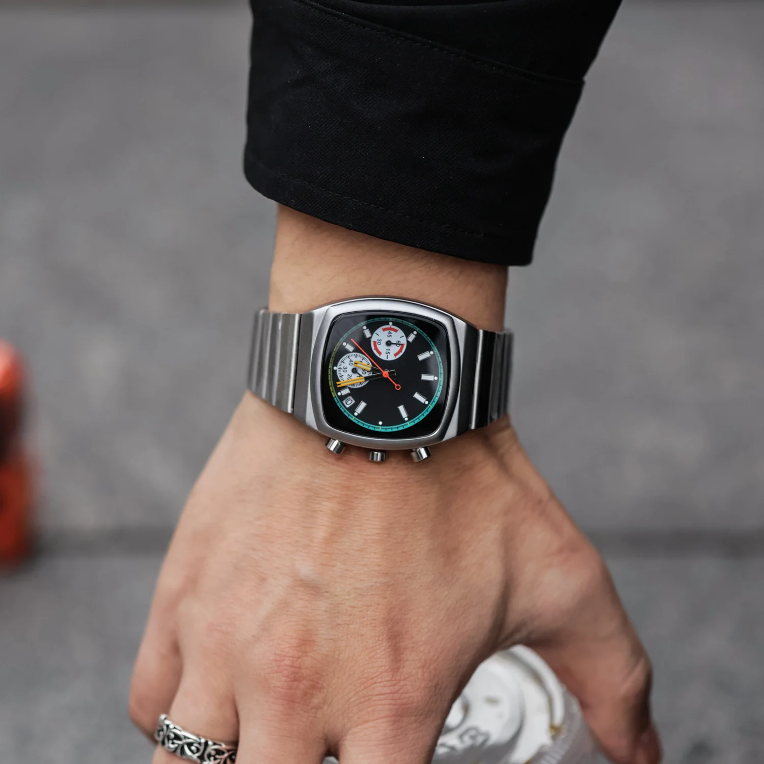 CILOA orologi da uomo quadrati per uomo retrò automatico steeldive da uomo al quarzo inossidabile di lusso maschile nuovo in orologio da uomo di marca