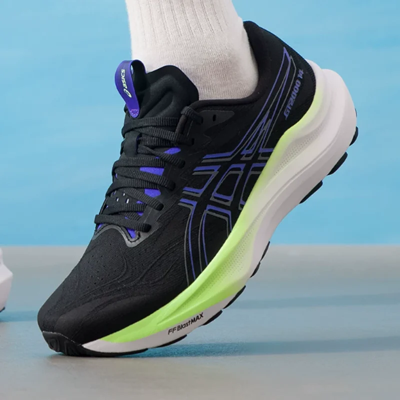 Men ASICS GT-2000 14 Support Running Shoes 1011C056-004 FF Blast Max Breathable Teal Blue Orange Road Sneakers