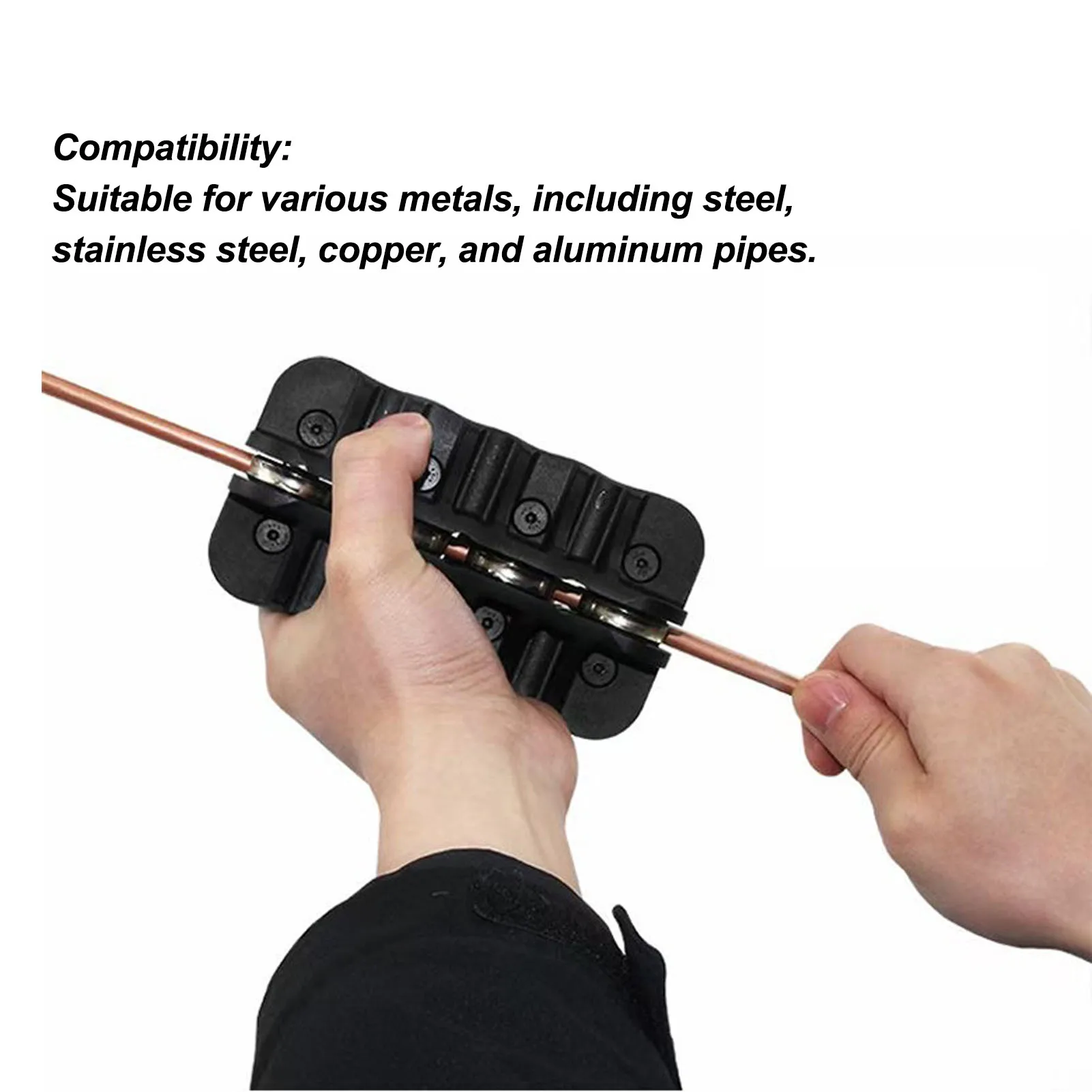 Handheld Tube Straightener 3/4in 19mm Handheld Tubing Straightener Universal Pipe Straightening Tool for Fuel Lines