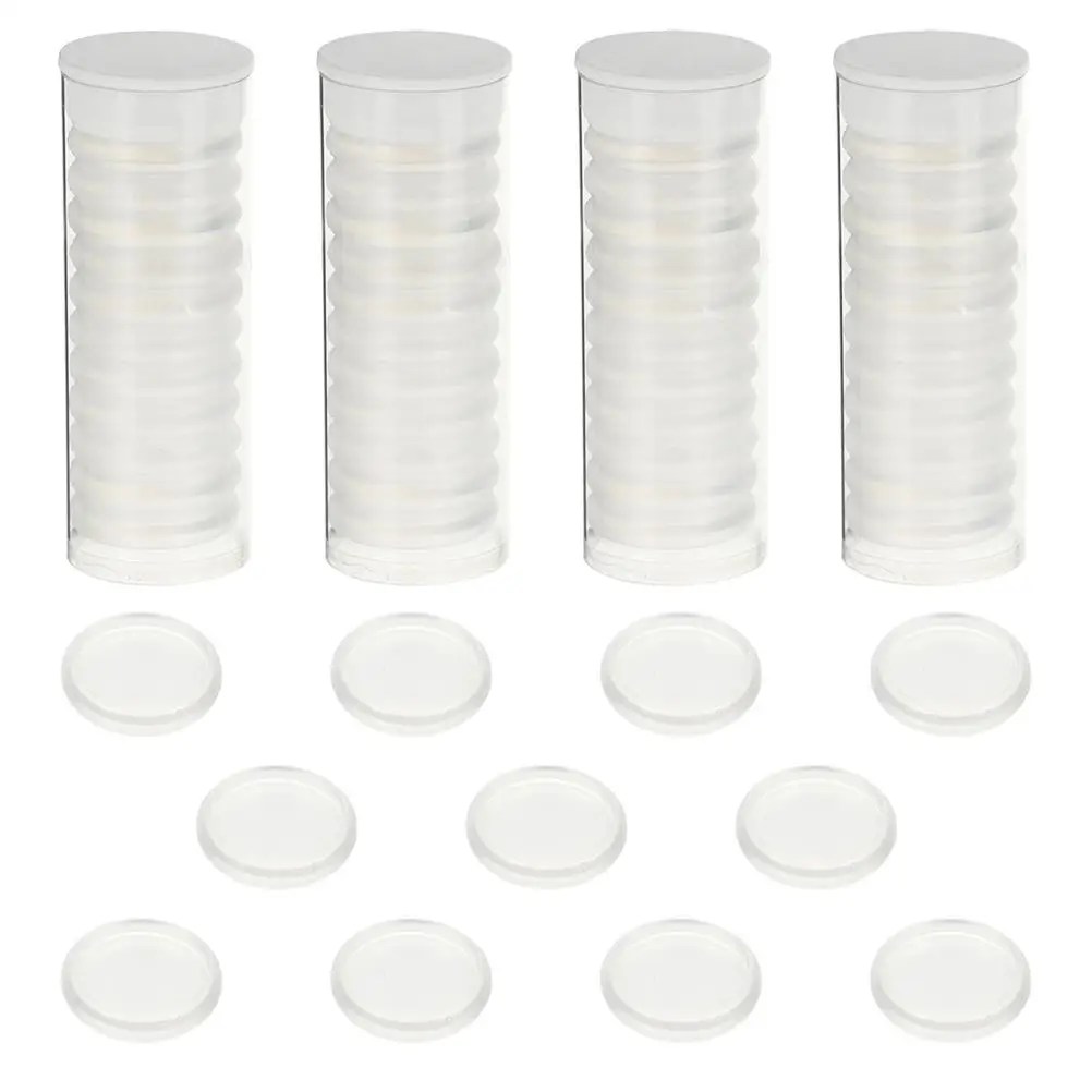 

55 Pcs Loose Leaf Disc Binder Discs Binding Transparent Discbound Mushroom Expansion Abs
