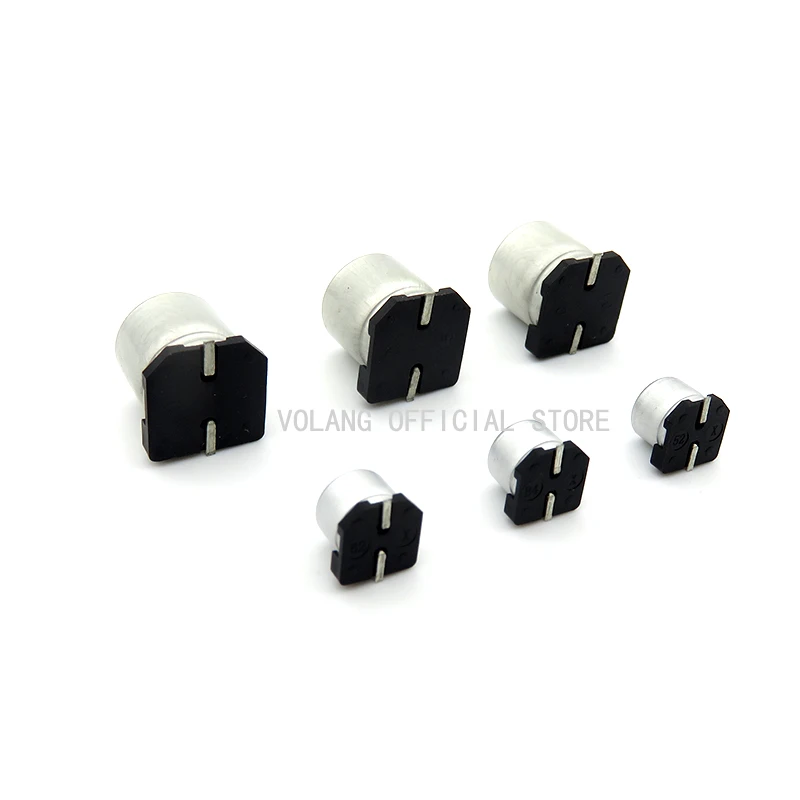 10st smd aluminium elektrolytische condensator 6.3v 10v 16v 25v 35v 50v 1uf 2.2uf 4.7uf 10uf 22uf 47uf 100uf 220uf 330uf 680uf 1500uf