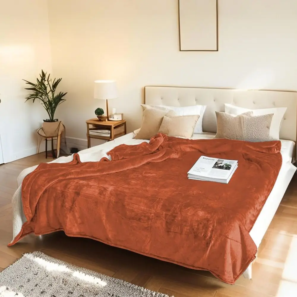 

Электрическое одеяло с подогревом, размер 72x84 дюйма - двустороннее из микрофлиса и шерпы, 6 режимов нагрева и автоматическое отключение на 1-10 часов, очень теплое