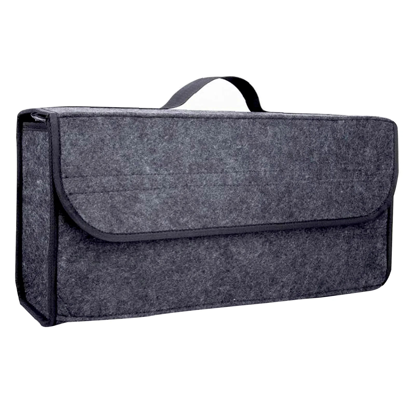 NONE Großes Anti-Rutsch-Fach Boot Storage Organizer Tool Auto Aufbewahrung tasche Auto Kofferraum Organizer Soft Filz Aufbewahrung sbox Zubehör 4