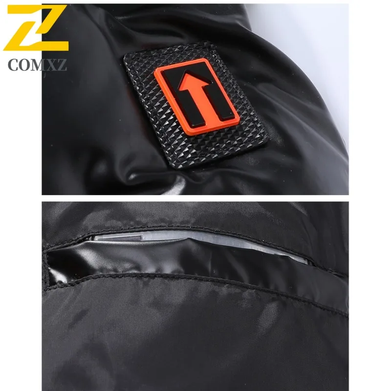 COMXZ Men Solid Color Down Jacket Winter Fleece Lined Thickened Cotton Coat Loose Fit Big Size Wear Gray Duck Down Padded Coat