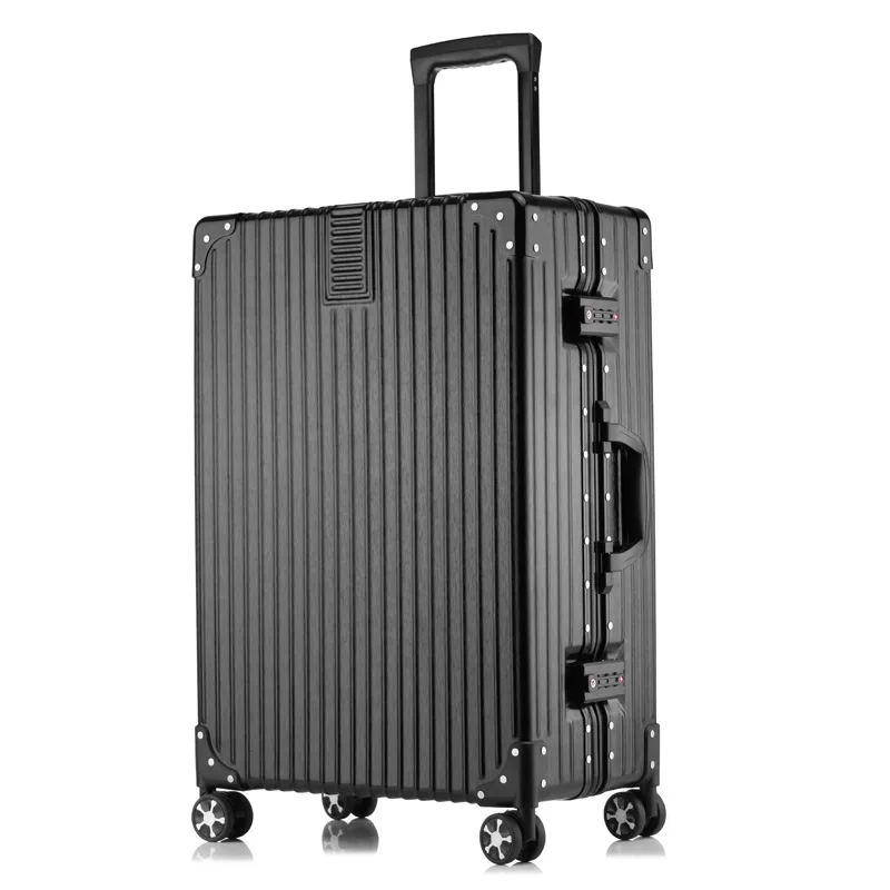

Retro, Right Angle Trolley Case, Scratch Resistant, Universal Wheel, Suitcase
