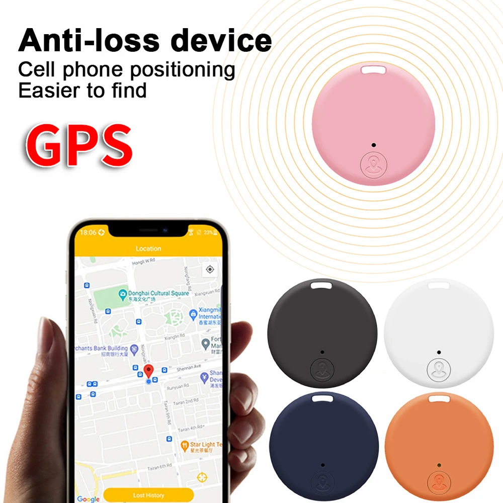 Anti-lost Mini GPS Tracker Car Tracking Smart Key Finder Locator Wireless Bluetooth GPS Locator Portable Pet Bag Wallet Tracking