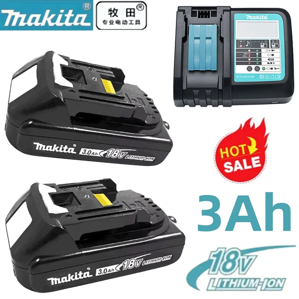 

Original Makita Battery BL1840 BL1830B BL1850B BL1850 BL1860 BL1815 18650 Lithium ion Strong power Battery Pack 18V 3000mAh