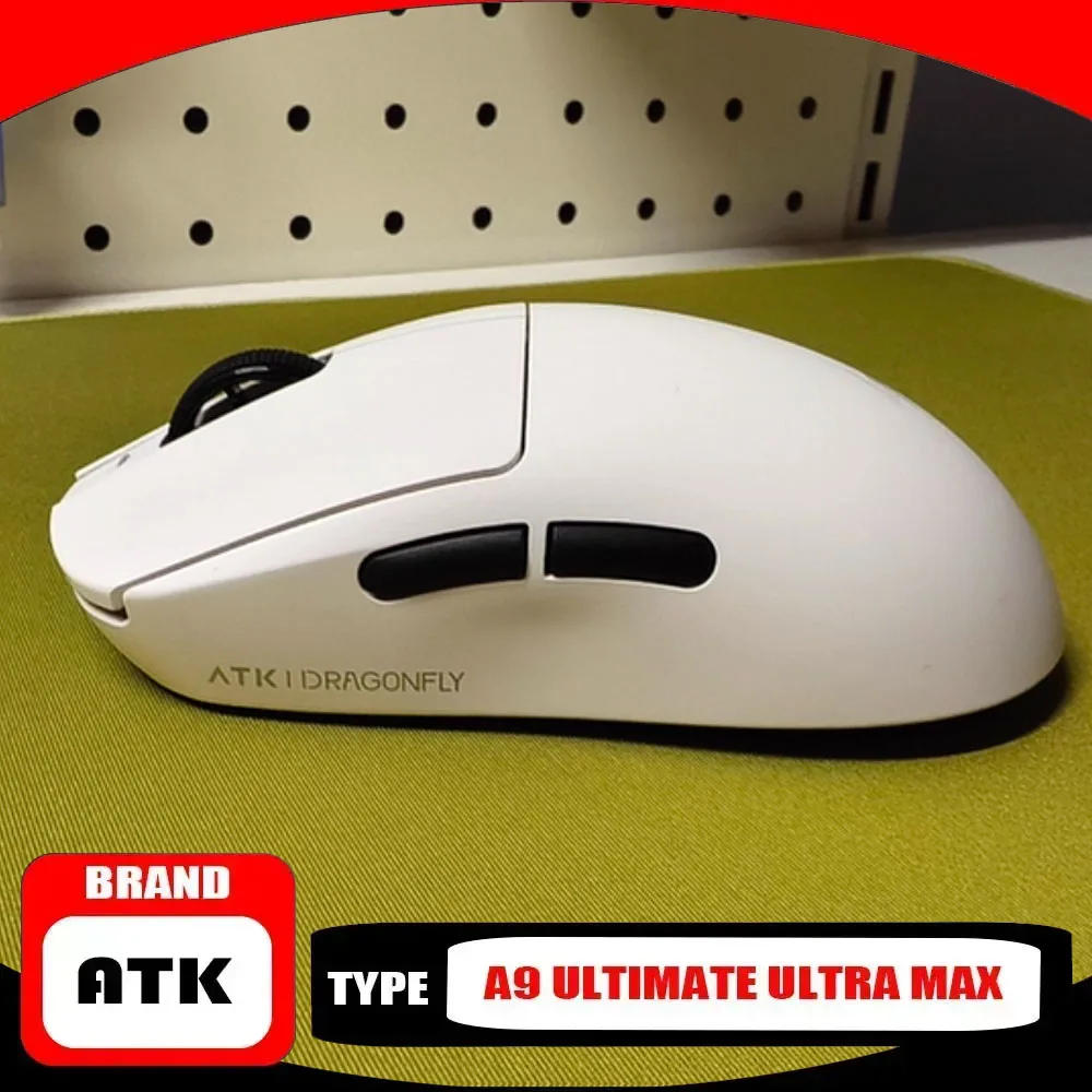 

ATK Dragonfly A9 Ultra MAX Ultimate Wireless Mouse PAW3395Ultra/PAW3950 Nordic 54L15 Long Battery Life ESports Gaming Mouse Gift