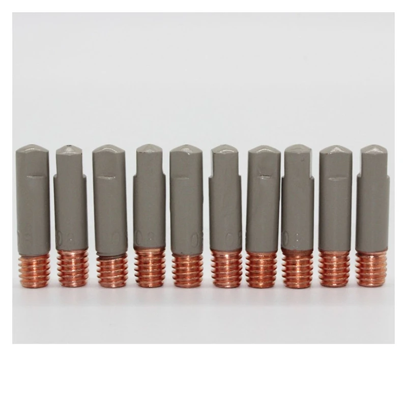 MB 15AK Welding Contact Tips Coating Protect 25Mm M6 Gas Nozzle Tip MIG Welding Torche Welding Tool Parts