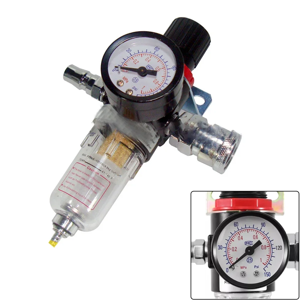 

Compact Design AFR2000 14 Inch Air Compressor Filter and Water Separator with Pressure Adjustment Capabilities