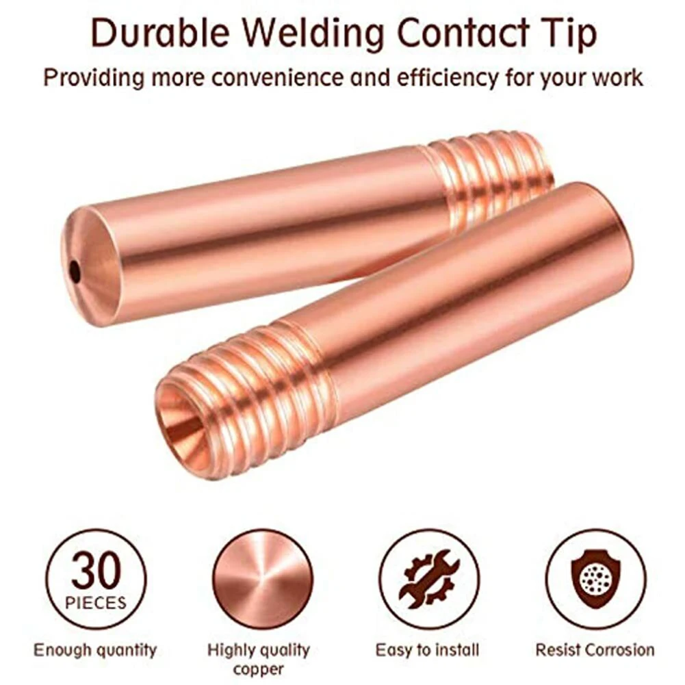 

Upgrade Your Welding Game and Enjoy 30 Pieces of Contact Tip Welding Contact Tips MIG Welder Contact Tips 0035 Welder