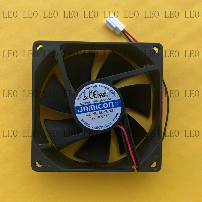 MY For JAMICON JF0825S1M-R DC12V 0.15A 8cm 8025 silent chassis fan 2pin