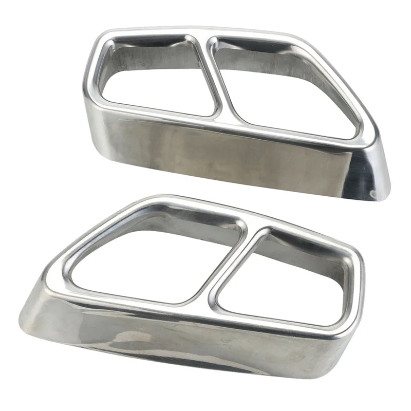 

Quad Exhaust Cover Modification Tailpipe Trim Cover Muffler Tail Frame Car for BMW 5 Series G30 2017-2019