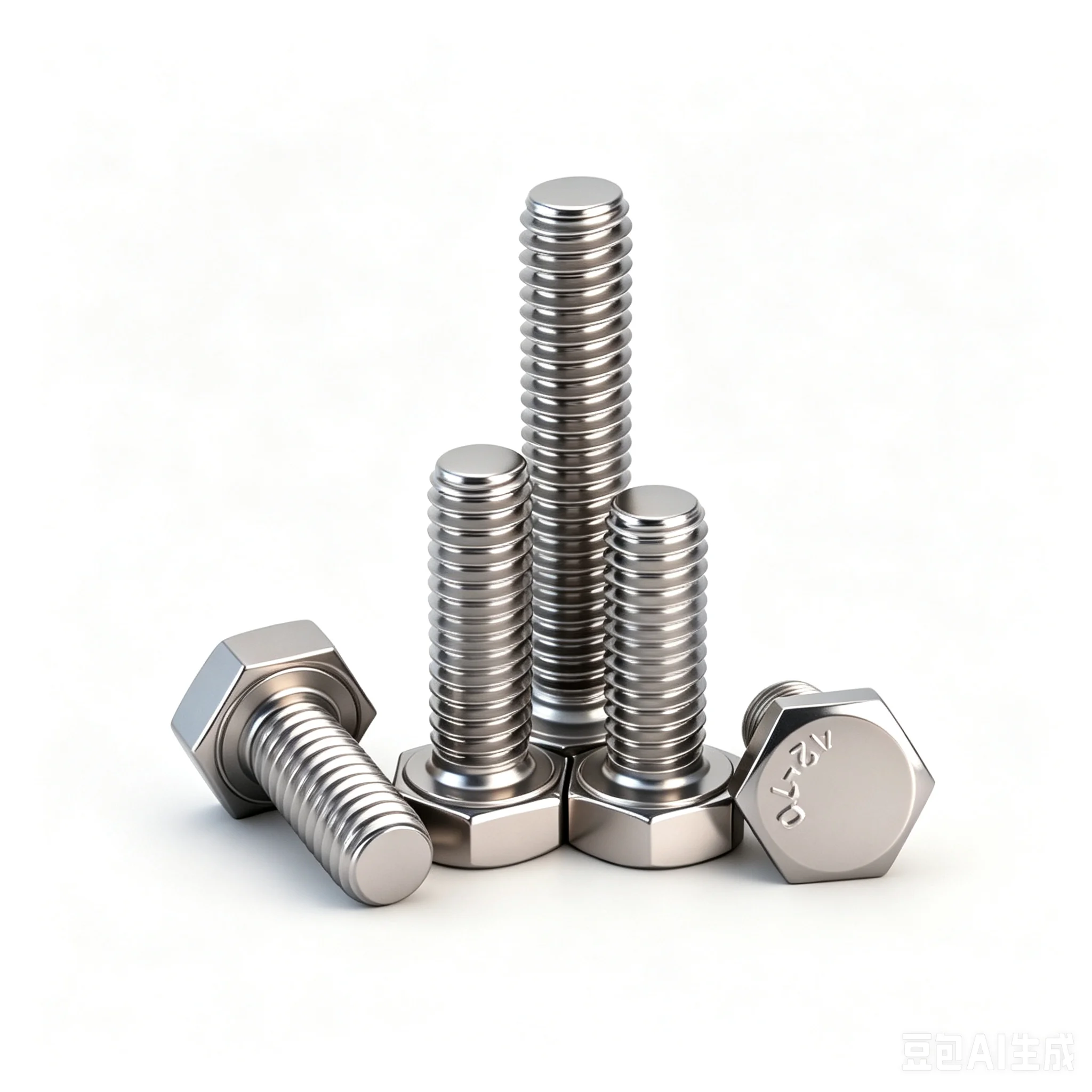 304 Stainless Steel External Hexagonal Screws, Bolts, Extended Screw Rods, and Screws Collection M5M6M8M10M12M14M16M20